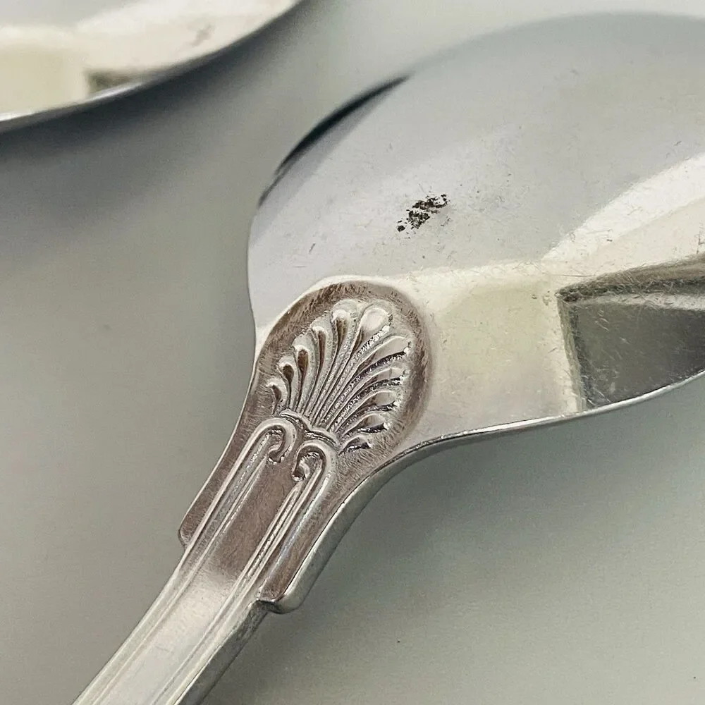 Supreme Cutlery by Towle Japan Stainless Steel Tablespoon Shell Pattern Set of 2